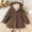 Brown, variant on LFEOOST Toddler Kids Baby Girls Winter Fuzzy Hoodies Fleece Sherpa Long Sleeve Jacket Casual Warm Button Down Cardigan Coat (Brown, 2 Years)
