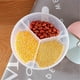 thumbnail image 2 of Grains Storage Tank Plastic Compartment Storage Tank Kitchen Sealed Beans Storage Box Four Covered Storage Box 3000Ml, 2 of 5