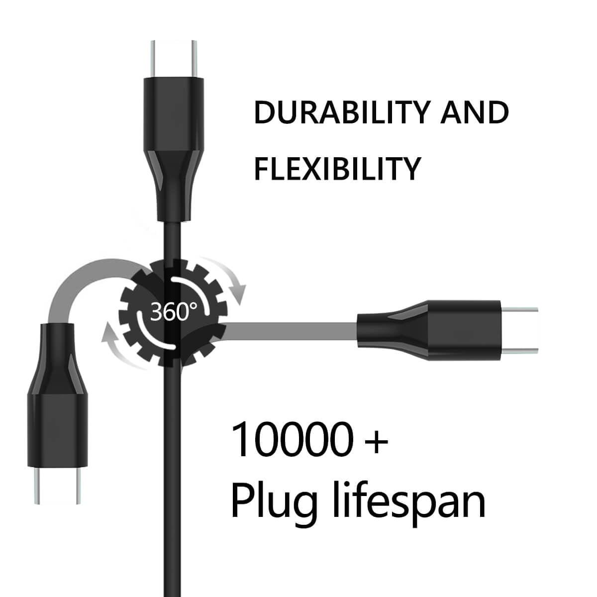 Universal 45W Chromebook Charger USB-C for HP Chromebook 14 11 11A G6 G7 G8 G9 EE X360 for Lenovo/Dell/Acer, USB C Chromebook Charger for Samsung/Asus Chromebook Charging Cord