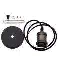 thumbnail image 1 of Lampara Solitario de Canope y Socket Color Negro de Cobre para foco E27 90-260V iluminacion Vintage Lampara Vintage, 1 of 3