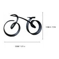 thumbnail image 2 of Hot6sl Ofertas y Liquidaciones Escultura de Bicicleta Minimalista Adorno de Bicicleta Escultura de Bicicleta Minimalista Estilo con Marco de Alambre, 2 of 6