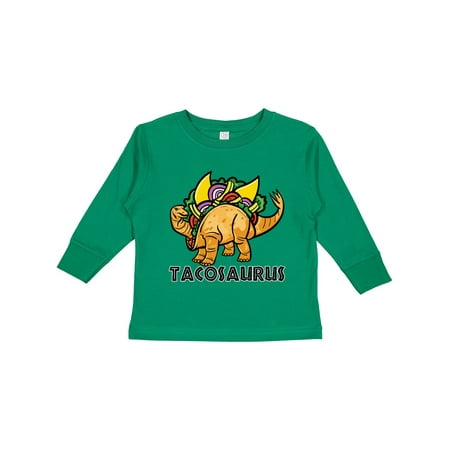 

Inktastic Tacosaurus Gift Toddler Boy or Toddler Girl Long Sleeve T-Shirt