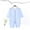 Blue, variant on Hrsba Long Sleeved Long Crawling Clothes Rompers For Boys Girls Print Long Sleeve Breathable Open Crotch Bodysuit 0-12 Months Comfortable Sleepwear Loungewear Air Conditioner Pajamas