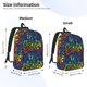 thumbnail image 2 of Easygdp Magical Mushrooms and Flowers Mochila de Lona Resistente para Laptop, Compatible con Laptops de 15 a 17 pulgadas, Ideal para Escuela, Trabajo y Viajes-Small, 2 of 5