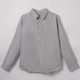 thumbnail image 4 of Blusa y camisa de manga larga con cuello vuelto para hombre, blusa informal de moda a rayas con botones de solapa, blusa de manga larga, blusa de poliéster para hombre, 4 of 9