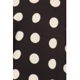 thumbnail image 5 of Women's Casual A-Line Pleated Polka Dot Printed Pull On Mini Skirt, 5 of 5
