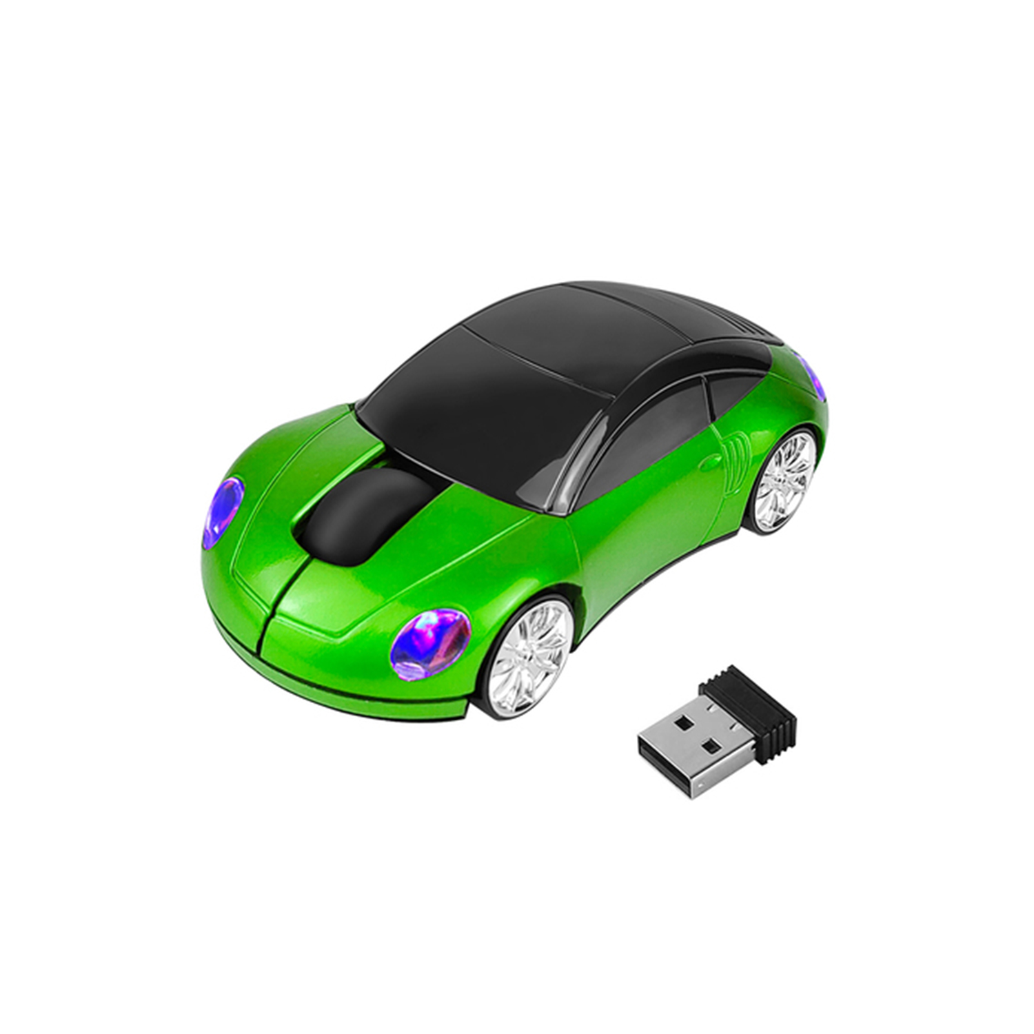 PloutoRich 2.4G Wireless Mouse,Car Mouse, Portable Laptop Wireless