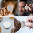thumbnail image 3 of 200 Pcs Capsules de Pièces Transparentes Boîtes Supports 21mm Étui de Protection pour Pièces, 3 of 9