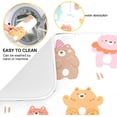 thumbnail image 2 of FREEAMG Cute Bear Dish Drying Mats for Kitchen Counter, Heat-Resistant Dishes Drying Pad, Ultra Absorbent Drying Mat for Coffee Machine Sink Rack 16x18 Inch, 2 of 7