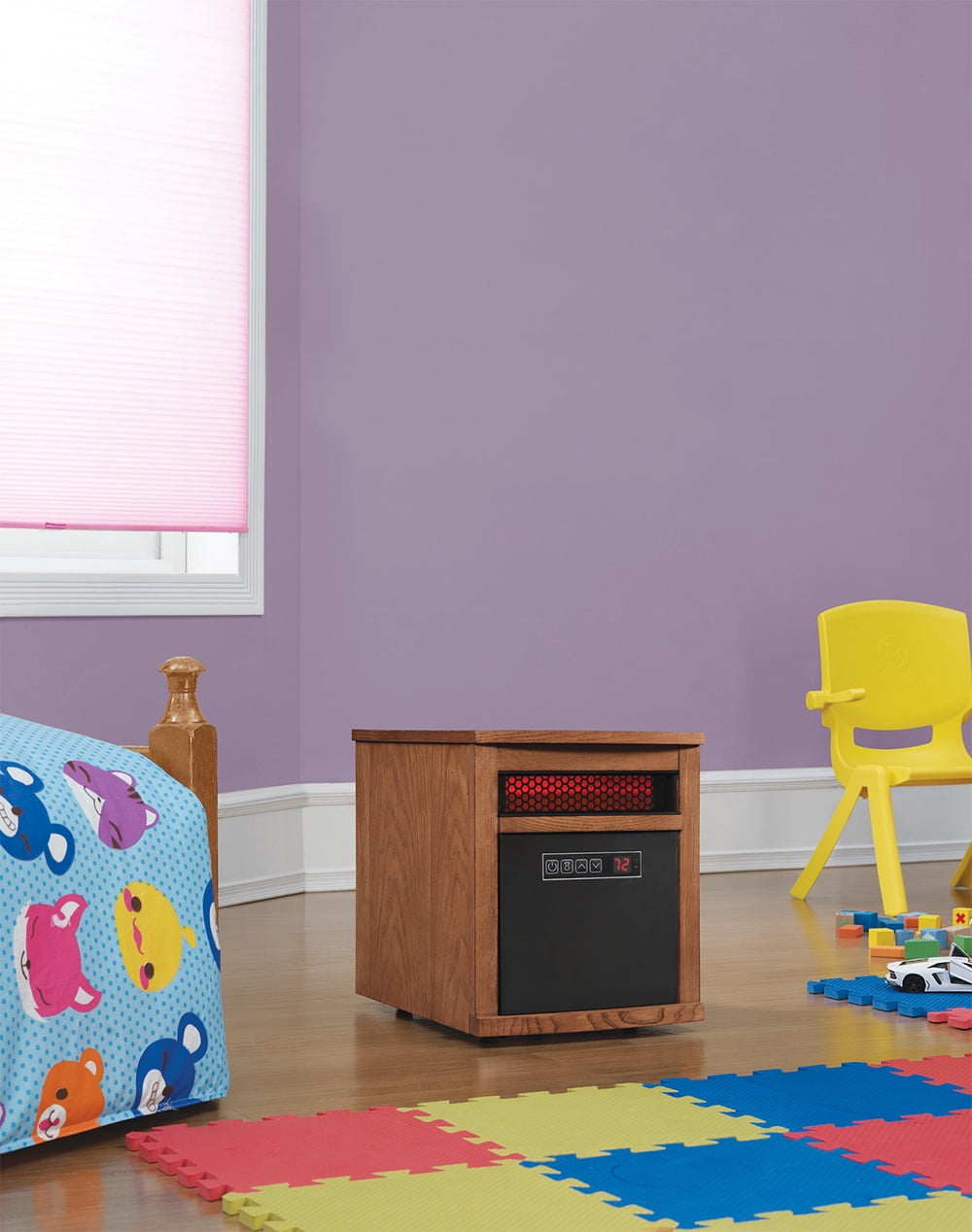 Duraflame® Portable Electric Infrared Quartz Heater, Oak - Walmart.com