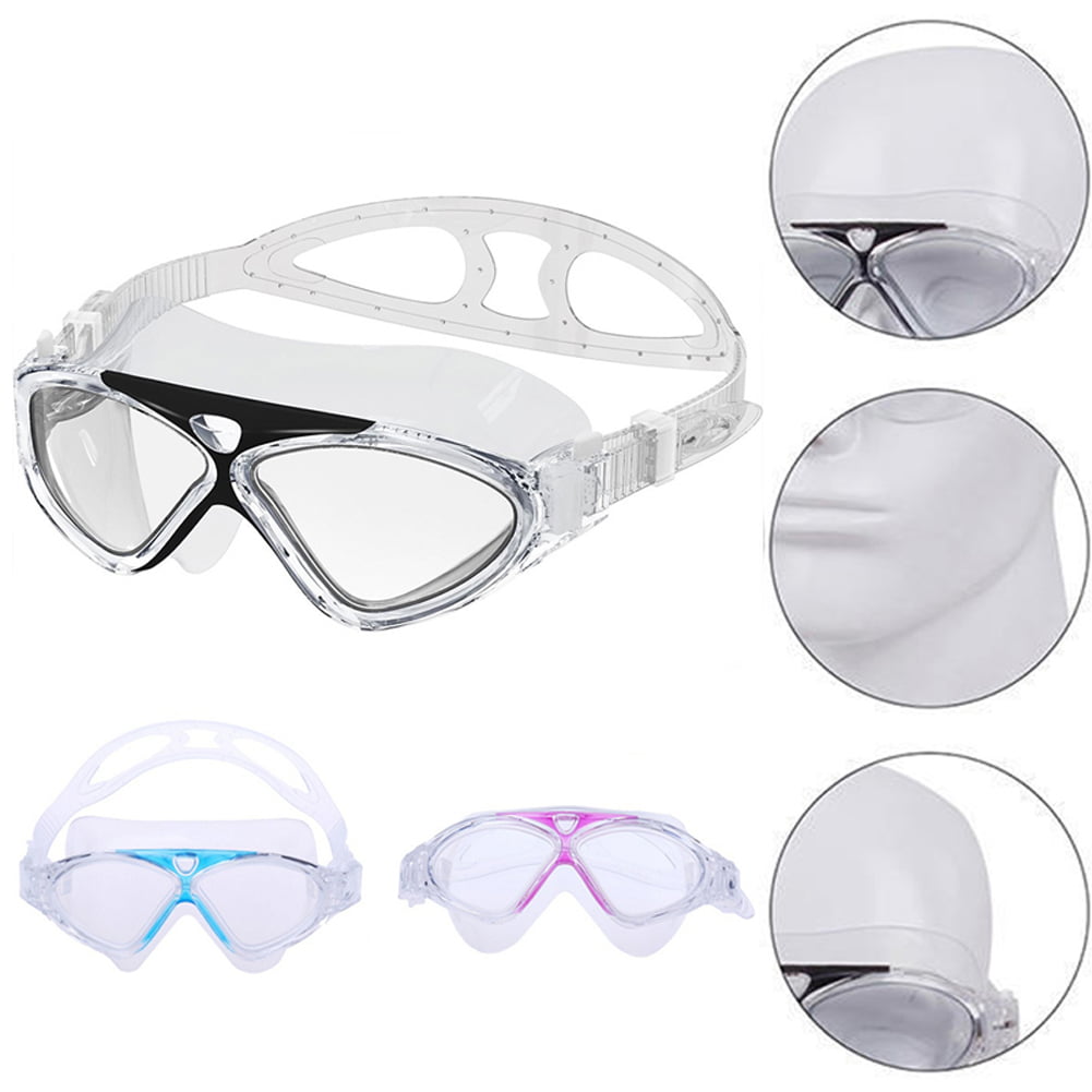 Swim Goggles Adult 12 UV Protection Silicone Eyecup Mirror Coating for sale online 