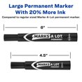 thumbnail image 3 of Marks A Lot Large Desk Style Permanent Markers, Black, 3 of 9