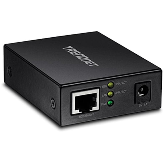 TRENDnet  1 x 1000 Base T RJ 45 Port Media Converter
