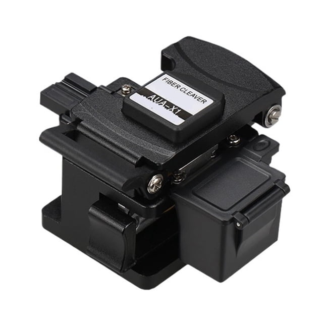 Fiber Cleaver High Precision AUA-X1 Fiber Cleaver FTTH Cable Fiber Optic Cutting Knife Tools Cutter Three-in-one Clamp Slot 24 Surface Blade ,Compact Body