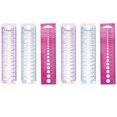 thumbnail image 1 of HLONK 6pcs Plastic Circle Knitting Gauge Ruler Metric Measure Tool, 1 of 6