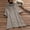 Gris, variante sur Haut Décontracté pour Femmes en Coton Grande Taille à Boutons, T-Shirt à Capuche avec Poche, Blouse Ample