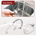 thumbnail image 6 of Flex Edge Beater 3Pcs for KitchenAid Mixer Attachments and Accessories Compatible with 6 Quart Lifting Stand Mixers (KN256 6-Wire Whip, 6QT Flat Beater Paddle, 6QT Dough Hook Attachment), 6 of 7