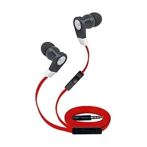 Super High Clarity 3.5mm Stereo Earbuds/ Headphone for Sony Xperia XZ1, Z2, Z3, Z, XA1 Plus, XZ1 Compact, L1, XZ Premium, XA1 Ultra, XZs, XA1, XZ (Red) - w/ Mic & Volume Control
