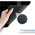 thumbnail image 5 of Japanese Great Wave Large Mouse Pad, Black Gaming Mouse Pad Anime XL, Extended Kanagawa Desk Pad, Non-Slip Rubber Base Long Computer Mice Pad for School Home Office, 31.5x11.8 inch, 5 of 6
