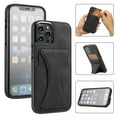 thumbnail image 1 of Funda para iPhone 14 Pro con tarjetero de piel sintética, 1 of 5