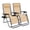 Khaki, variant on EDX Zero Gravity Chair Outdoor Lounge Chair，Suitable for Beach Terrace Pool Patio, Gray 2-Pack