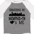 thumbnail image 4 of Inktastic Memphis Tennessee Someone Loves Me Skyline Boys or Girls Long Sleeve Baby Bodysuit, 4 of 5