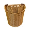 thumbnail image 4 of Cesta de almacenamiento de mimbre para niños, cesta de frutas, dulces, decorativa, multifunción, resistente, pequeña mochila, cesta para bicicleta, 4 of 8