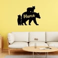thumbnail image 4 of Pillars Customs Mama Bear Metal Sign, Bear Shaped Sign, Made in USA (16" W x 16" H, White), 4 of 5