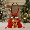 thumbnail image 3 of BZPIZ Christmas Gift Bags with Handles,Burlap Brown Snowman Christmas Tote Bags with Handles Reusable Holiday Gift Bags,Party Favor Bags, 3 of 6