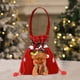 thumbnail image 5 of Bolsa de Lino para Dulces Navideños | Bolsita Roja Pequeña con Dibujos Animados | Bolsa Resistente para Guardar Manzanas | Bolsa Festiva para Dulces, Golosinas y Pequeños Obsequios, 5 of 6