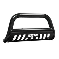 Westin 31-3985 E-Series Bull Bar-Black Powdercoat/Textured Black Skid Plate Fits select: 2019-2023 FORD RANGER