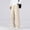 Khaki, variant on Dwelliawo Men's Elastic Waist Drawstring Baggy Sweatpants Straight Leg Cotton Pants Open Bottom Lounge Joggers with Pockets Black XL