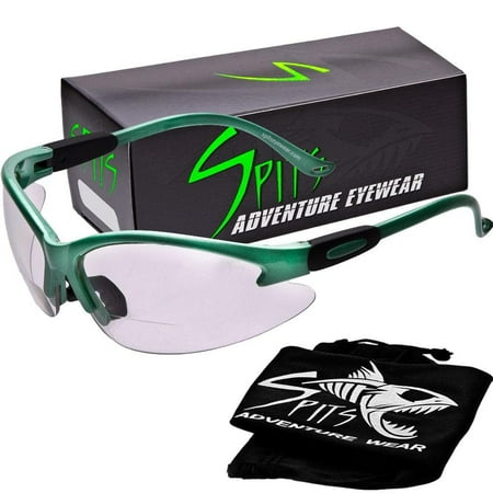 

Spits Eyewear Cougar Bifocal Safety Glasses (Magnifier: 2.00 Frame Color: Pastel Seafoam Green)