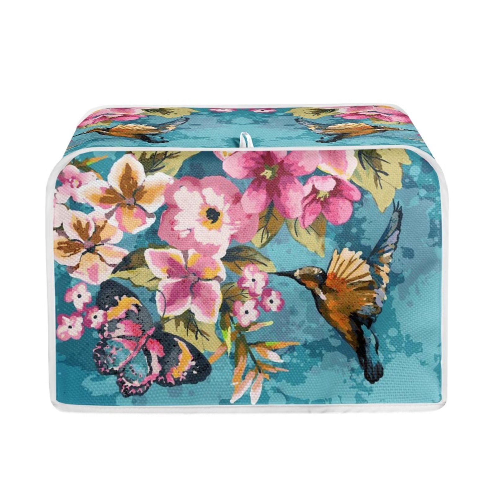 FKELYI Flower Hummingbird Toaster Cover Washable 4Slice Kitchen