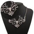 thumbnail image 4 of Personalized Vintage Deer Head Exaggerated Necklace, 4 of 6