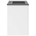 thumbnail image 4 of Modway Bryn 30" Wall-Mount Bathroom Vanity in White Black, 4 of 9