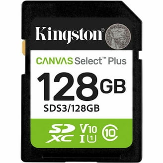 Kingston 128GB SDHC Canvas Select Plus 100MB/s Read Class 10 UHS-I
