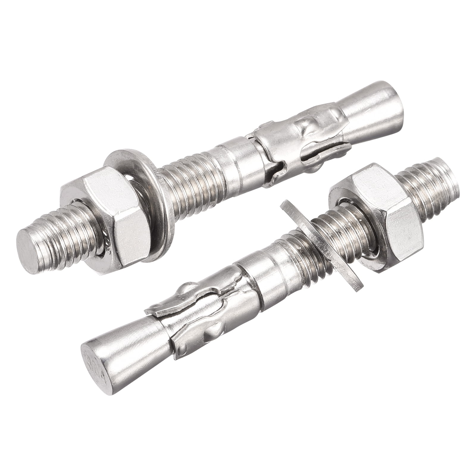 M10x75mm Expansion Bolt 304 Stainless Steel Polishing 5 Pack