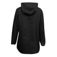 thumbnail image 2 of Vedolay Women's Casual jackets Womens Basic Solid Color Button Down Casual Jacket With Pockets,Black M, 2 of 5