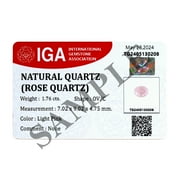 Certified Genuine 2 Carat Rose Quartz Oval Shape Brilliant Cut 10x8 mm Loose Gemstone January Birthstone