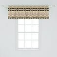 thumbnail image 2 of Ambesonne Aztec Window Valance, Triangles Tribal Motifs Art, 54" X 18", Multicolor, 2 of 3