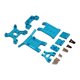 thumbnail image 1 of Piezas de coche RC RC Coche Partes Metal Delantero Bumper Amortiguador Torre Accesorios Accesorios Azul Azul Magideal Piezas de coche RC, 1 of 6