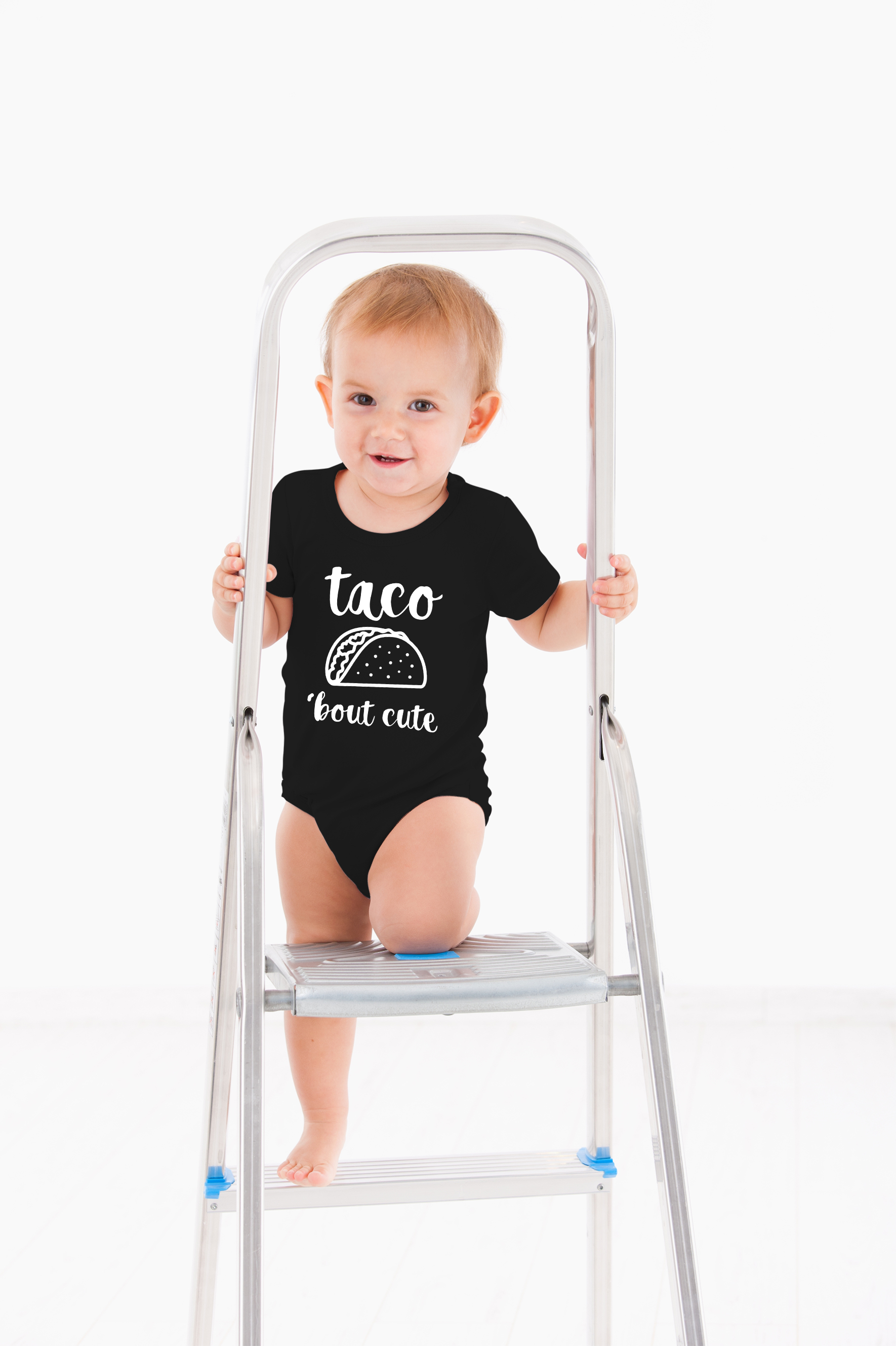 Taco 'Bout Cute - Funny Lil Adorable Tacos Mexican Food Lover - Cute One-Piece Infant Baby Bodysuit - image 3 of 4
