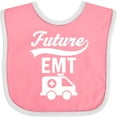 thumbnail image 3 of Inktastic Future EMT Emergency Medical Technician Boys or Girls Baby Bib, 3 of 4