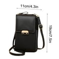 thumbnail image 3 of QTOCIO Christmas Holiday Savings 2023! Storage Containers, Women Simply Fashion Bags, Mini Leather Crossbody Bags Mobile Phone Bag Shoulder Handbag Wallet With Credit Card Slots, 3 of 4