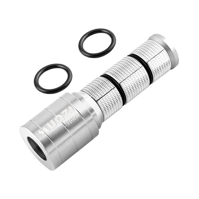 2 juegos de adaptador de elevador de manillar de bicicleta, elevador de vástago de bicicleta 1 1/8 '' 28,6 mm cuello extendido vástago de horquilla de bicicleta 30mm Argenta 30mm Negro DYNWAVEMX Elevador de manillar de bicicleta