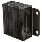 Guardian Dock Bumper 14inW x 10inH x 4 1/2inD Horizontal Laminated Rubber