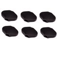 thumbnail image 3 of Paquete De 6 Botones De Sintonizador De Guitarra Universal Cabezal De Reemplazo De Llave De Afinación Negro, Con Tornillos Y Juntas Hugo  Botones de clavija de afinación de guitarra, 3 of 9