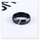 thumbnail image 3 of Jumpingount Anillo de circón de cristal Superficie lisa Anillos de bucle de cerámica Accesorio de moda Mujeres Compromiso de boda Regalos de Type3 NO3, 3 of 6