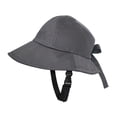 thumbnail image 2 of Sombrero de pescador para mujer, con visera para el sol, cómodo para playa y verano Gris, 2 of 9
